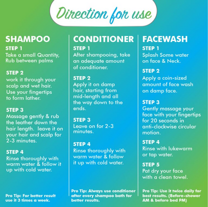 Hair & Face Care Combo